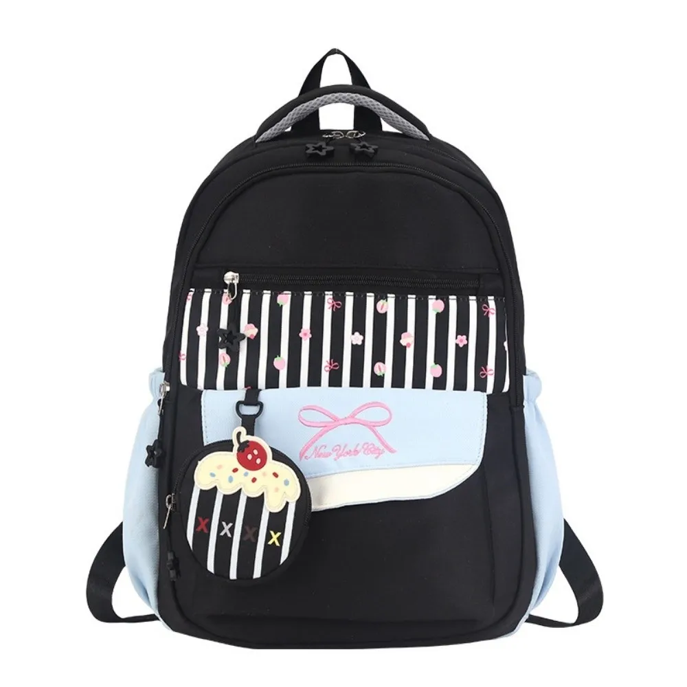 Large Capacity Travel Kids Backpack Breathable Oxford Cloth Students School Bags Lightweight Multi-pocket Cartoon Shoulder Bag