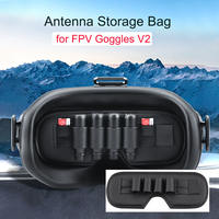 Antenna Storage Cover for DJI FPV Goggles V2 Dustproof Lens Protector Memory Card Slot Holder for DJI FPV VR Glasses Accessories