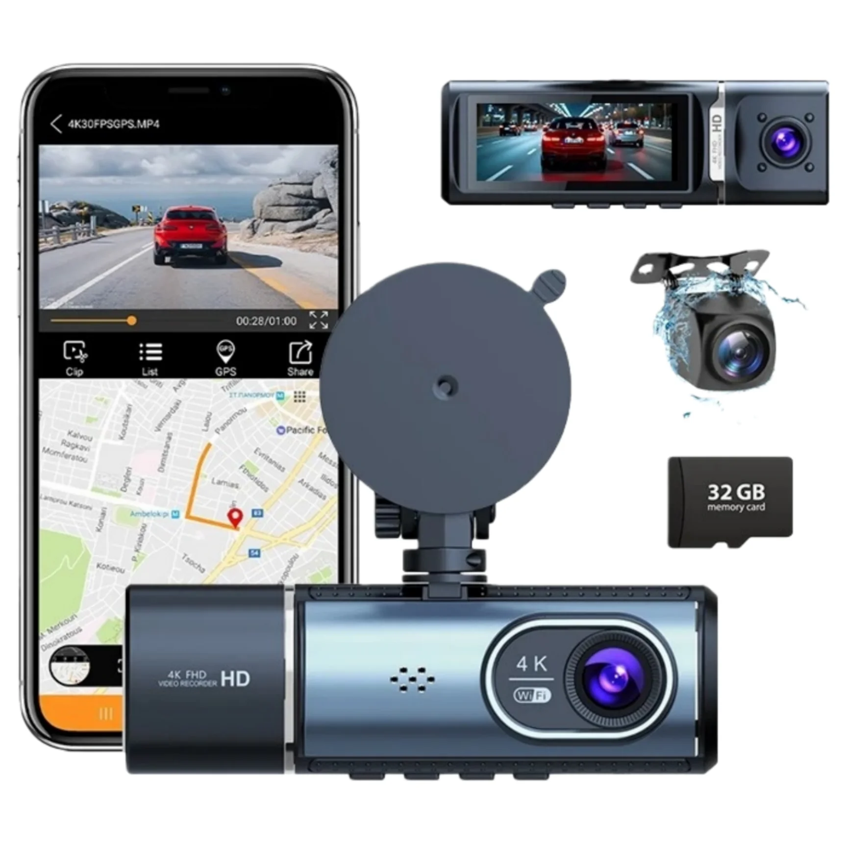 Ultra Hd 4K 3 Camer…