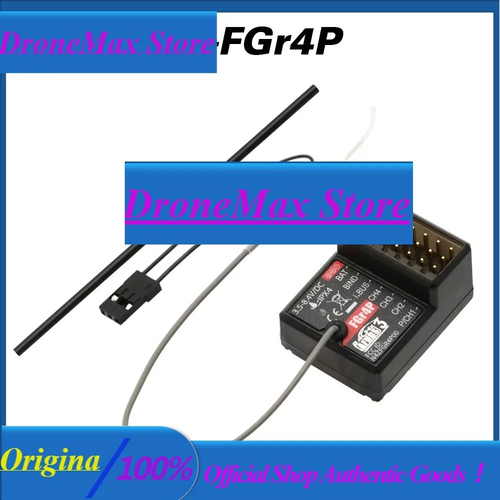 DroMaFlysky FGR4 FGR4S FGR4P Встроенный одноканальный двунаправленный приемник PPM/IBUS/PWM для пульта дистанционного управления Flysky FS-NB4.