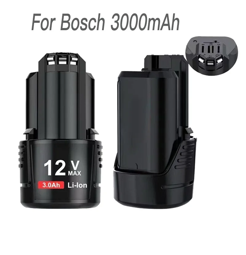 

For Bosch lithium-ion rechargeable battery,100%New 12V/10.8V charger 3000mAh BAT411.BAT 411A.BAT412.BAT412A.BAT413.