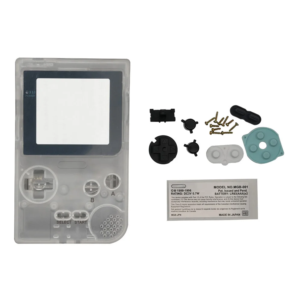新しい Nintend 用ゲームボーイアドバンスシェルハードケースと画面レンズの交換ゲームボーイアドバンスコンソールハウジング