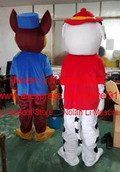 Hot Sale Adult Blue Red Dog Mascot Costume Party Cartoon Anime Fancy Dress Cosplay Chase Show Holiday Gift