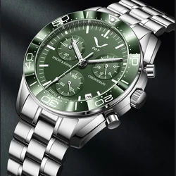 Specht&Sohne New Hot Selling Moon Watch For Men Japan VK68 Multifunctional Movement Quartz Watch Sapphire Relogio Masculino 40MM