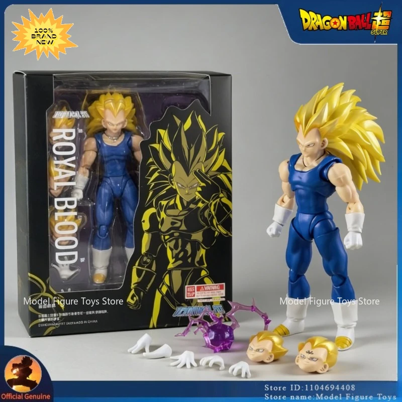 

Brand New in Stock Dragon Ball Vegeta Son Goku Action Figure Super Saiyan 3 Movable Joint Model Anime Collection Ornament Toys