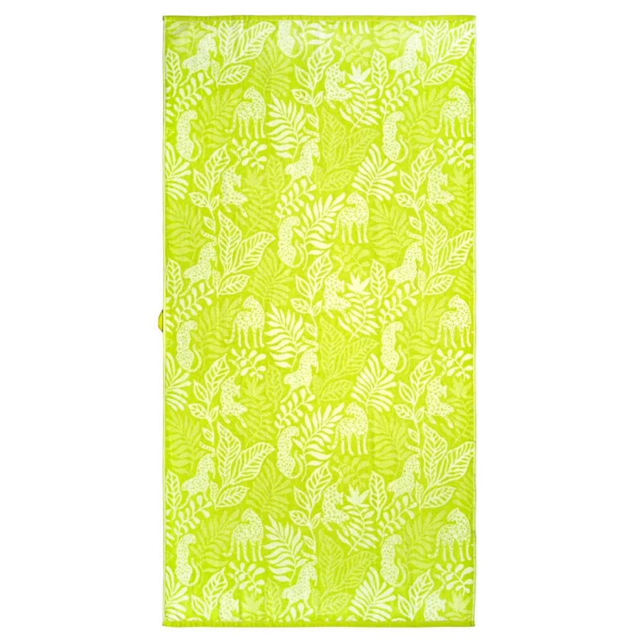 

Пляжные полотенца Cheetah, 2 шт., 72 x 38 дюймов, желтые