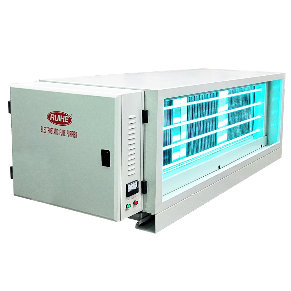 

AIRE 98% Fume Removal Rate Cooking Oil Fume Purifier with ESP for Kitchen Lampblack Collecting