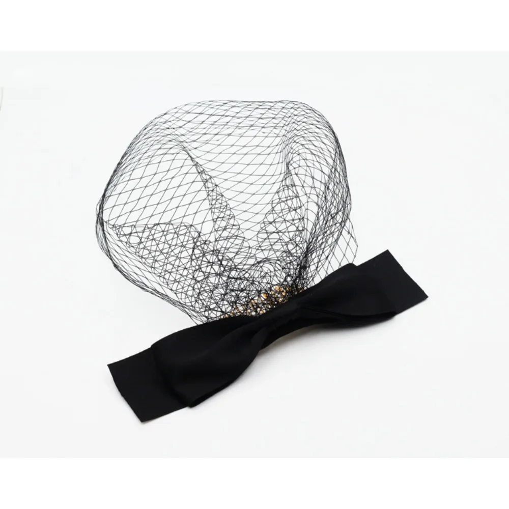 

Vintage Bridal Birdcage Veil Faux Pearl Beaded Mesh Veil for Wedding Bridal Blusher Veil for Marriage