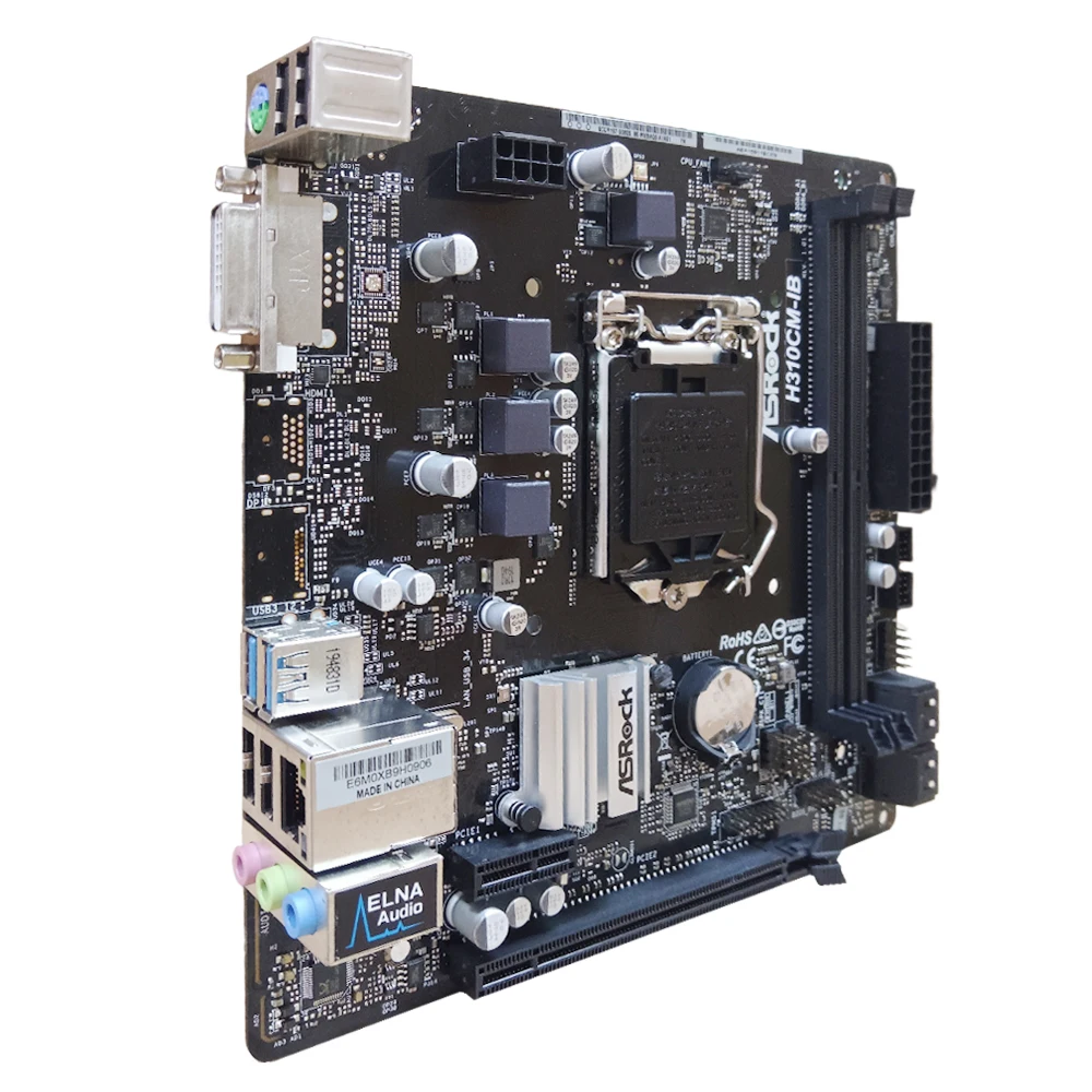 ASRock H310 Motherboard H310CM-IB LGA1151 Support 9th/8th Gen Core i5-9400F 8500 9700F i7-2600 i9-9900 CPU DDR4 32GB Micro ATX