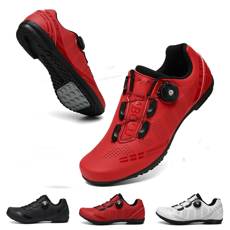 

New Spring Summer Lockless Cycling Shoes Men's Women's Mountain Biking Sports Shoes Hard Bottom Non-Slip Comfortable
