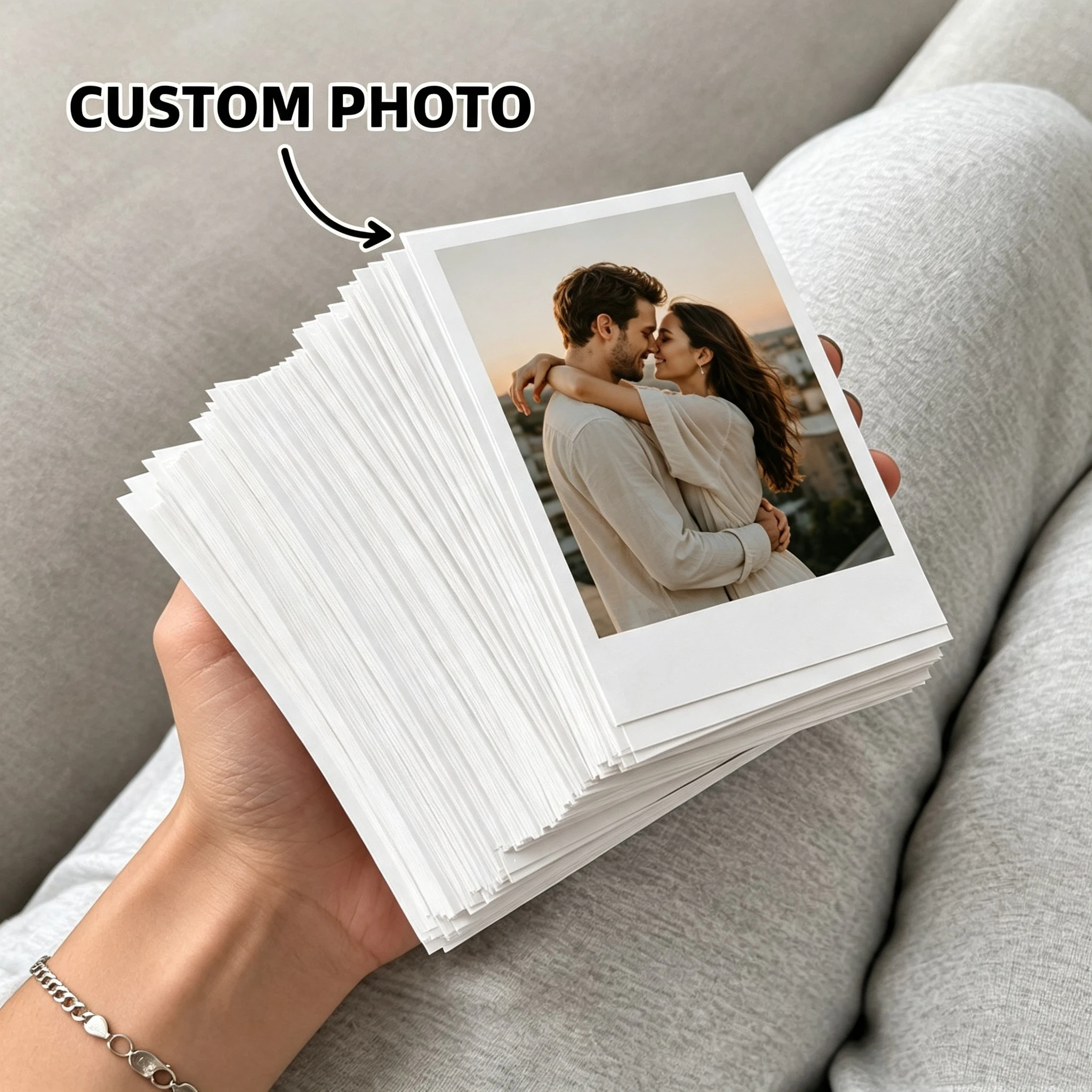 1/3/5Pcs Custom Photo Booth Prints, Personalized Couple Photo Gifts, Custom Unique Keepsake Presents