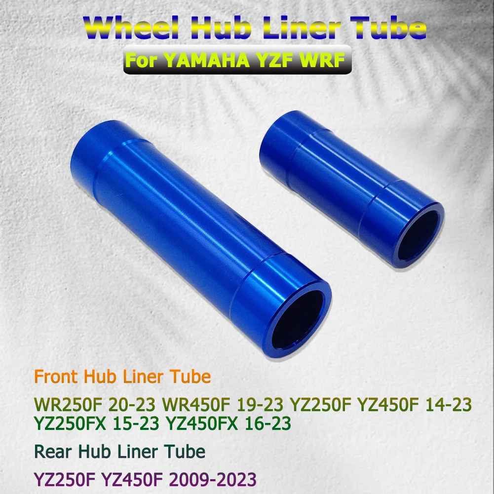 Motorcycle YZ250F YZ450F WR250F WR450F Front Rear Wheel Hub Liner Tube Distance Collar Bearing Spacer For YAMAHA 2014-2023