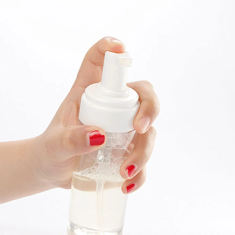 

2Pcs 150Ml Transparent Refillable Dispenser Bottles for Cosmetics Shampoo Lotion Lightweight Portable Containers for Travel Home