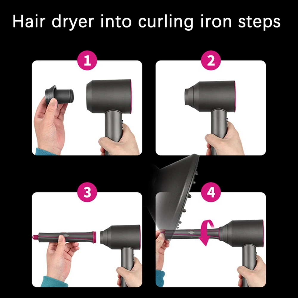 1 paio di barili di Curling per Dyson Airwrap Styler accessori versione estesa barili a Curl lungo parti di ricambio