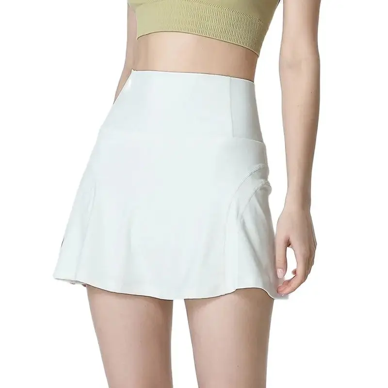 

Wmuncc High Waisted Sports Skorts for Women's Running Fitness Dance Yoga Tennis Skirt with Pockets