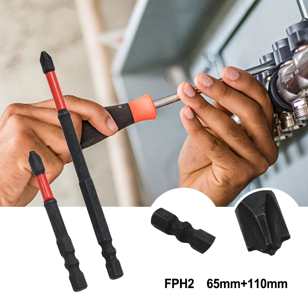 65mm Magnetic Special Slotted Cross PZ Screwdriver Bits FPZ1 FPZ2 FPZ3 For Circuit Breakers Electric Tools For Electrician Tools