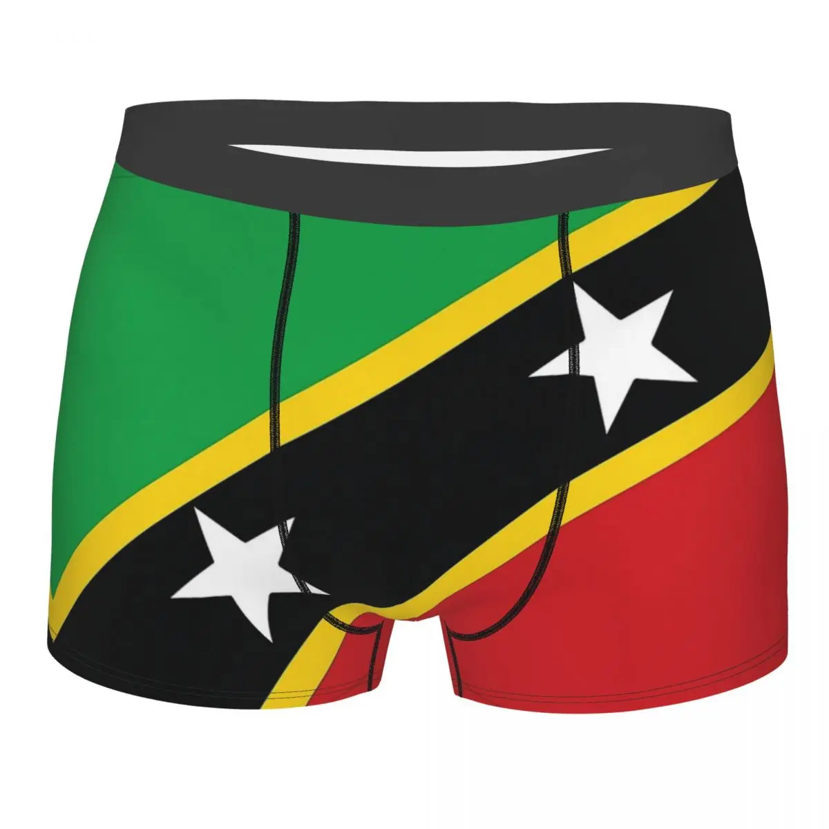 National Flag St Kitts And Nevis Underpants Homme Panties Men's Underwear Ventilate Shorts Boxer Briefs