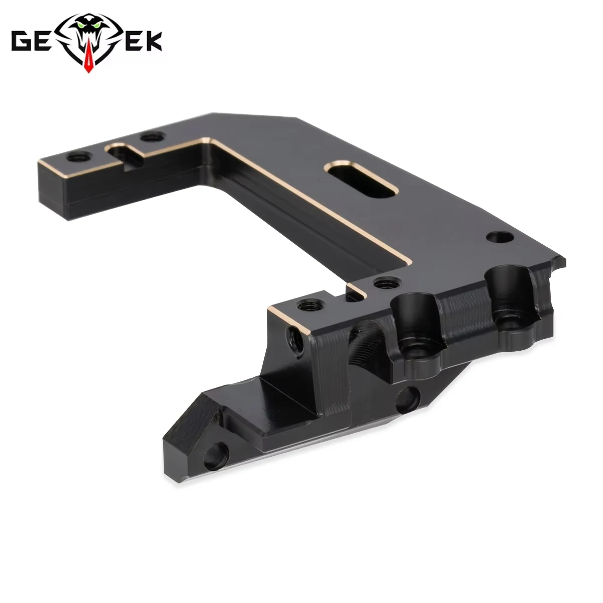 Gefräste Messing-Servohalterung für Vanquish H10 Optic Sparco Yokohama RTR 1/10 RC Crawler Upgrades Teile Zubehör