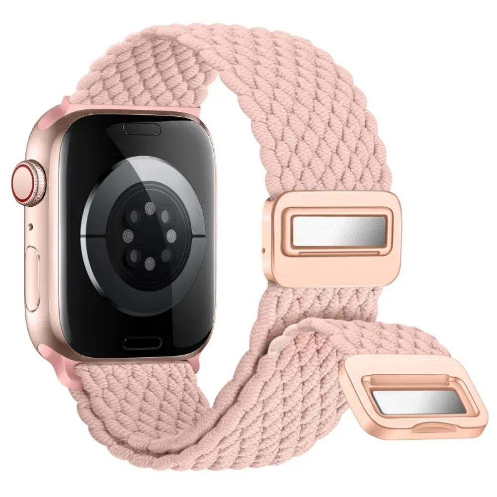 Bracelet en nylon pour Apple Watch, Bracelet pour iWatch Series 6, 5, 4, 3, SE, 10, 9, 8, 7, 46mm, 42mm, 45mm, 41mm, Ultra 2, 49mm, 44mm, 40mm