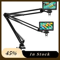 2025 Trendrievbcau Flexible Microscope Arm Stand,Adjustable Metal Bracket Coin Microscope Mount Compatible With DM4 DM7 DM9