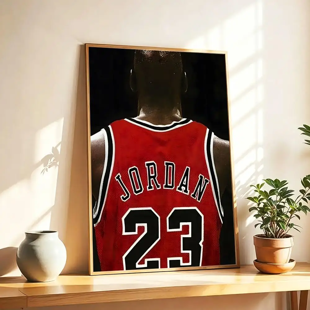 Michael Jordan Basketball Player Poster High Quality Wall Art for Home Bedroom Living Hallway Perfect Gift view 4