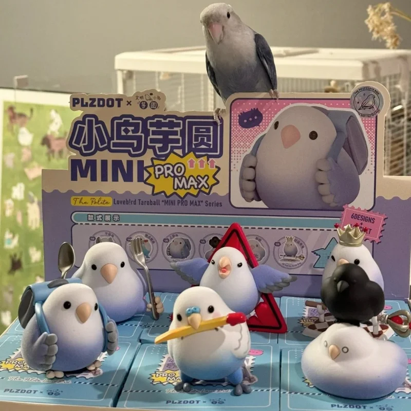 

New Genuine Plzdot Blind Box Little Bird Taro Ball Mini Pro Max Series Decoration Trendy Play Figure Surprise Box Birthday Gift