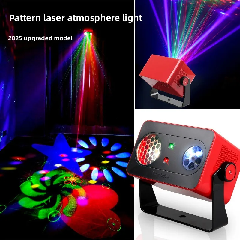 

Новинка: Домашний KTV-светильник с атмосферной подсветкой, звукоактивируемая 7-цветная вращающаяся стробоскопическая лампа, свет для бара, дискотеки, сцены