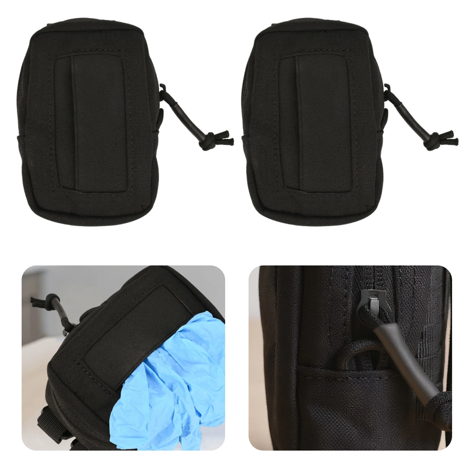 

Sports Training Gloves Bag Multi-Purpose Outdoor Accessories Bag Versatile Coin Card Purse for Travel Camping Hiking Emergency