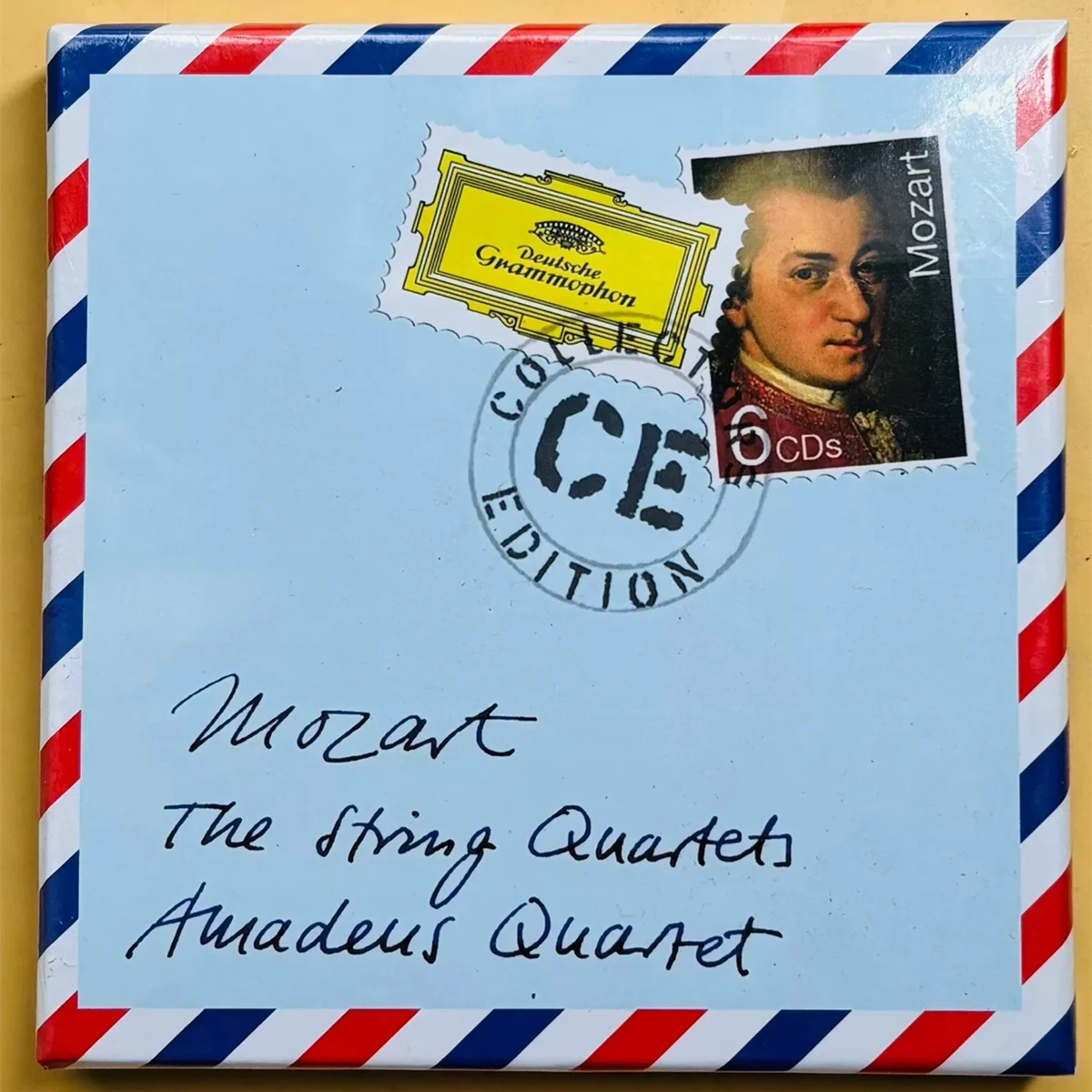 

Classical Amadeus Quartett Music CD Mozart The String Quartets Album 6pcs Music Record Cosplay Walkman Car Soundtracks Box Gifts