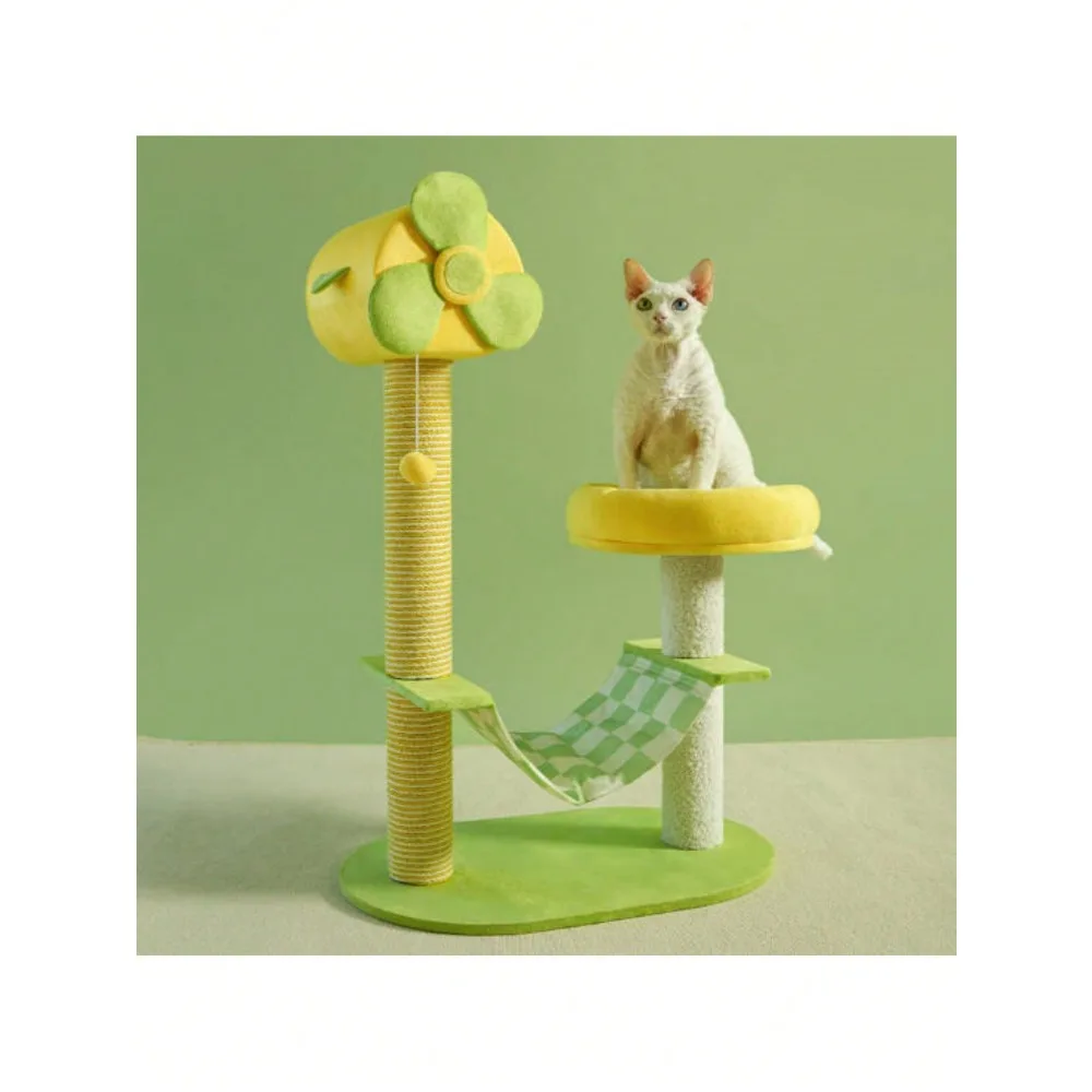 

Cat Climbing Frames And Multi-Level Cat Towers With Durable Scratching Posts, Comfortable And Fun Jumping Platforms,