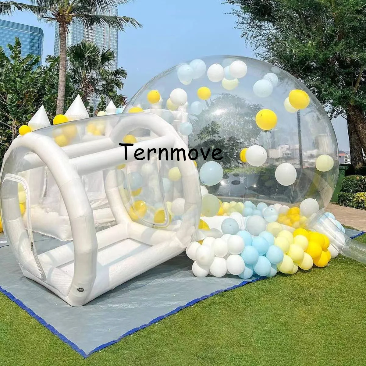 inflatable bubble lawn bubble camping tents,outdoor trade show and event tents with support,inflatable army tent