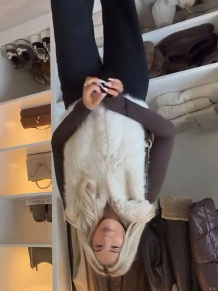 

HH Women Vest Coat Solid High Collar Sleeveless Pocket Covered Button Female Fashion Winter Casual Loose Waistcoat 2 Color