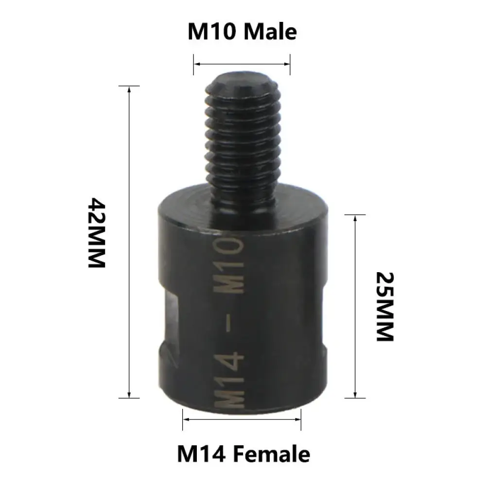 Angle Grinder Adapter M14 To 5/8 11 Thread Converter Drill Chuck Connector Power Tool Component Durable Industrial Supply