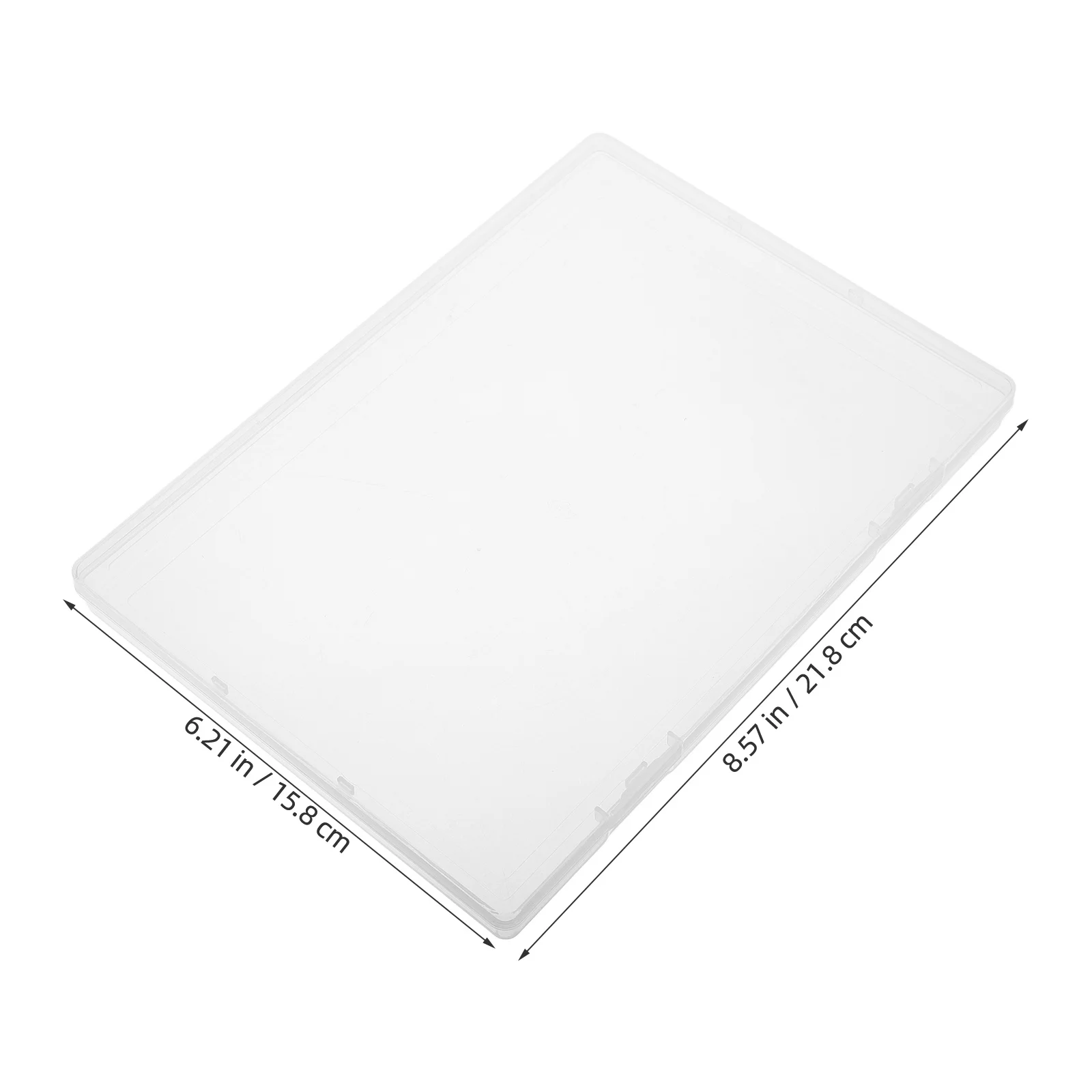 2 قطعة صندوق تخزين شهادة الميلاد منظم مستندات بلاستيكي شفاف للأوراق المهمة بحجم A5 حافظة ملفات محمولة