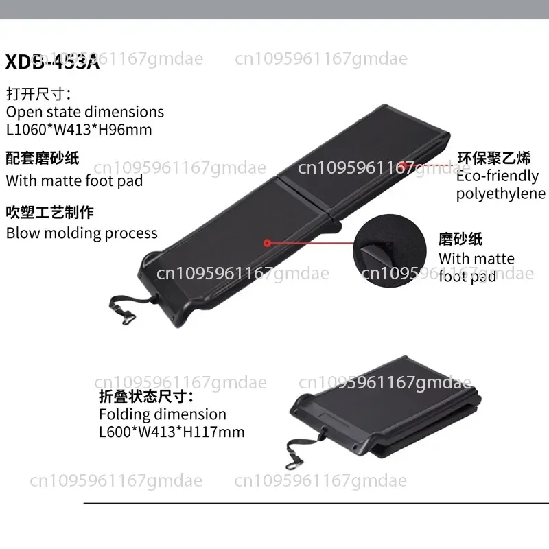 Pet stairs can be folded three-stage dog ladder anti-skid vehicle auxiliary ladder medium and large dog blow molding ladder
