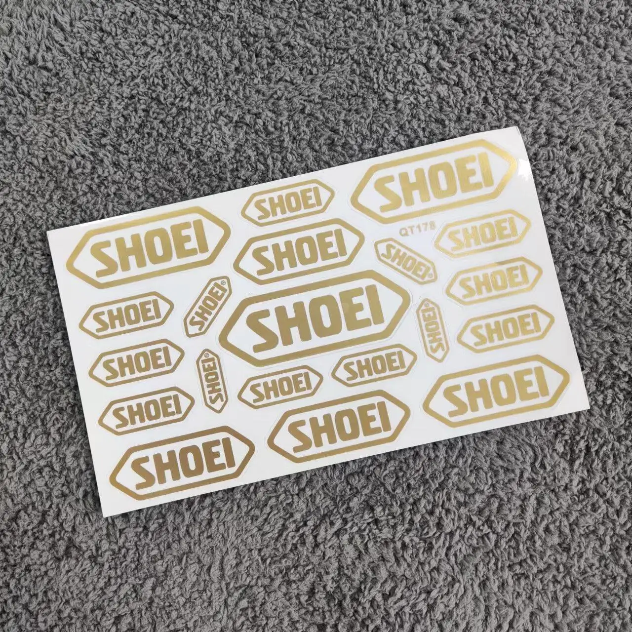 Motorcycle helmet sticker FOR SHOEI waterproof decorative film universal logo sticker