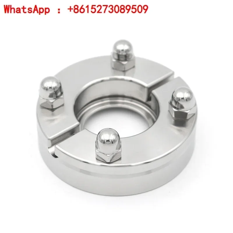 

Sanitary grade pharmaceutical grade sterile flange connector made of 316L stainless steel tank body fittings 38 51