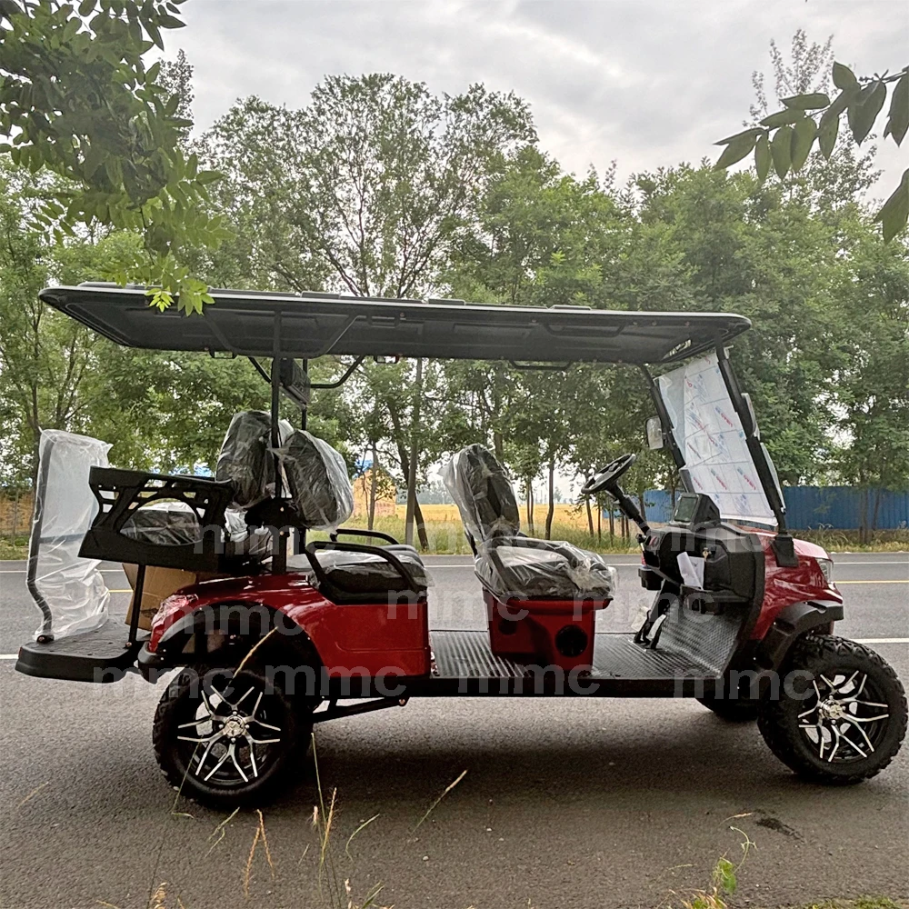 عربة جولف كهربائية عالية الطاقة عربة صيد كهربائية نادي لمشاهدة معالم المدينة أحدث عربة كهربائية للكبار ذات أربع عجلات بالجملة #5
