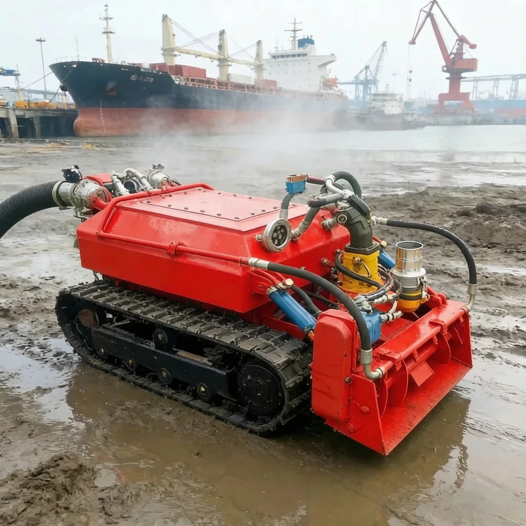 Hot Selling Automatic Pond Sludge Dredging Robot Industrial Tracked Underwater Dredging Robot Tank Sludge Cleaning Robot