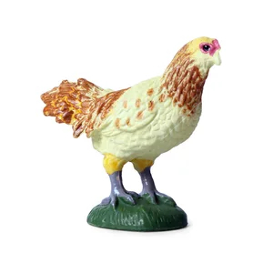 Children's simulation poultry Mini animals cognitive animal world toy farm new solid American chicken model