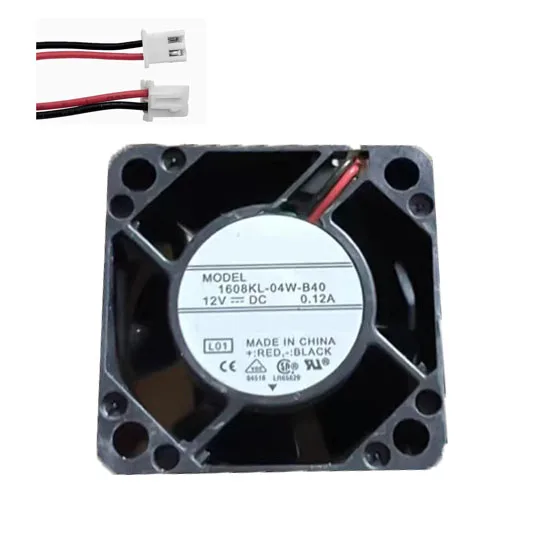 Cooling Fan For NMB 1608KL-04W-B40 40*40*20MM 12VDC 0.12A 2Lines New