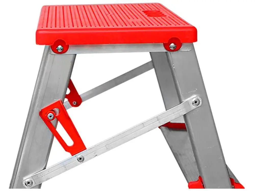 4 Steps Folding Aluminum Stair Bench