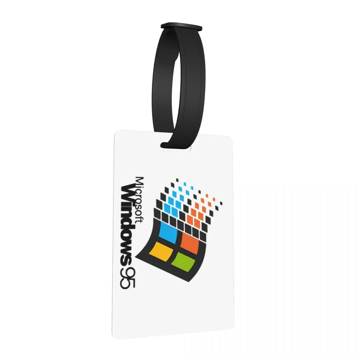 

Windows 95 Small Luggage Tags Suitcase Accessories Travel Portable Baggage Boarding Tag Label Holder ID Name Address