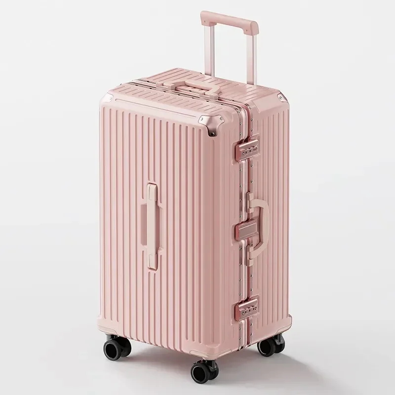 Rolling Luggage Travel Suitcase Large Capacity 26 28 30 32 Trunk Aluminum Frame Sturdy Suitcases Silent Universal Wheel luggage