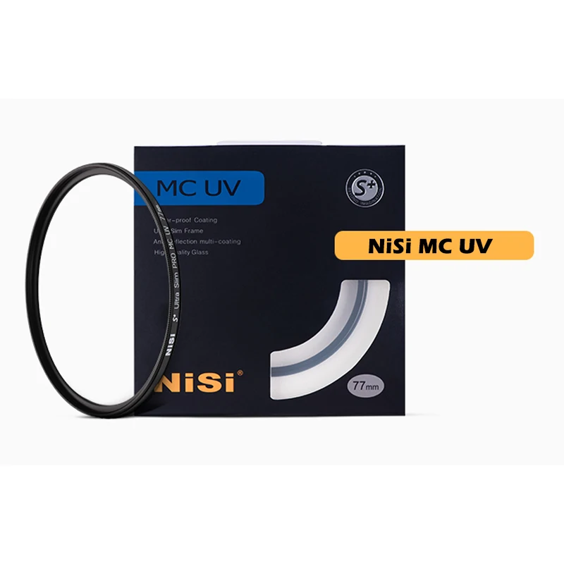 NiSi S+ MC UV 67mm 77mm 40.5/49/52/55/58/62/72/82/86/105 UV Protection Filter Multi-Coated Slim Frame Glass Filter