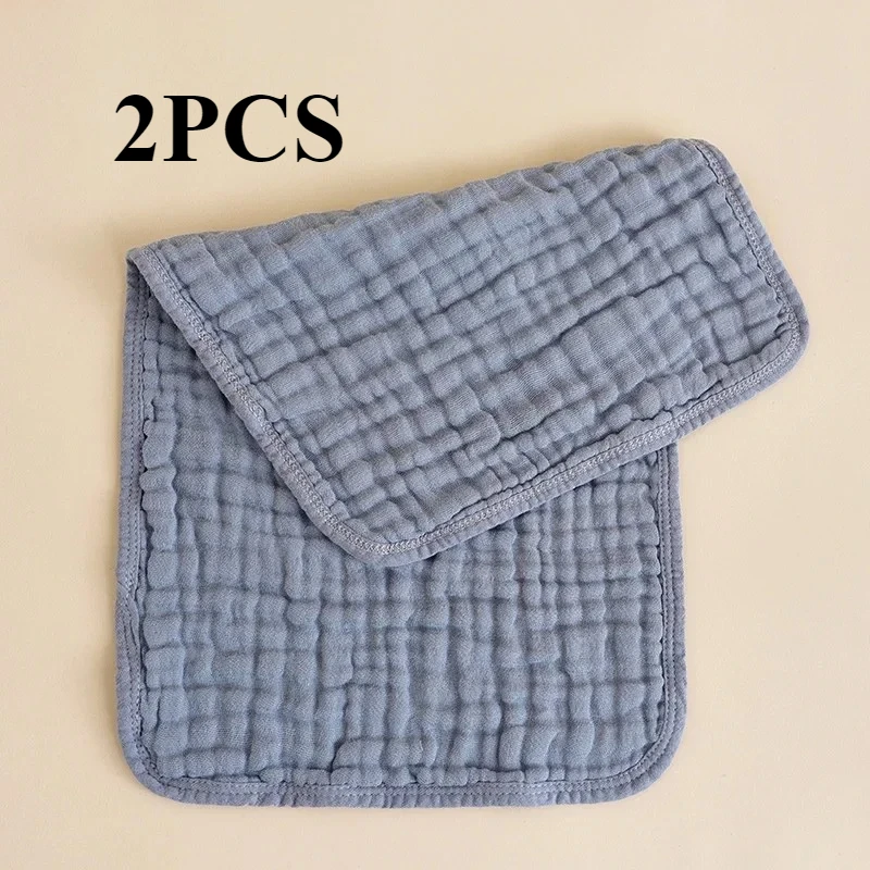 1/2 Toallas para Bebé 100% Algodón, Tela Suave, Lavables, Reutilizables, Colores Sólidos, Paño para Lavar la Cara, Paño para Limpiar las Manos, Pañuelo para Recién Nacidos