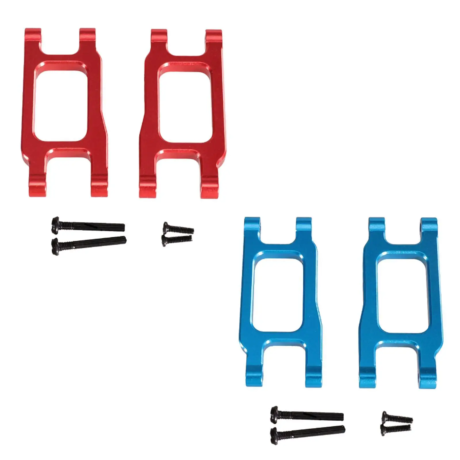 Brazos inferiores traseros de coche RC 1:18, brazos de control inferiores de coche RC de metal para