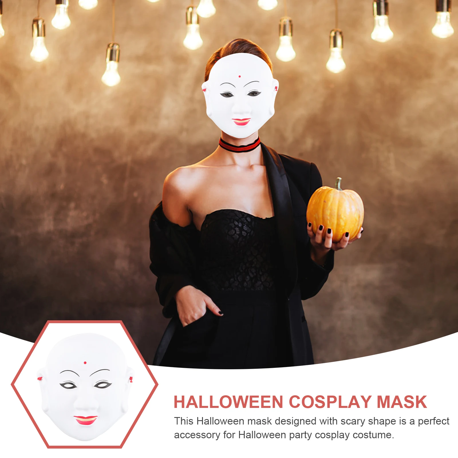 

2 Pcs Creepy Halloween Mask Horror for Cosplay Masquerade Costumes Adults