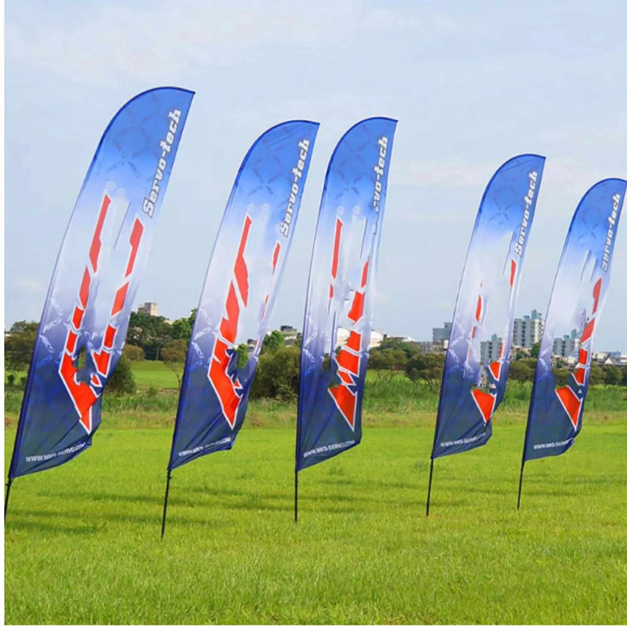 sublimation product beach flag Screen Printed Racing Standard-Bearer Feather Flag 100D Polyester fabrics