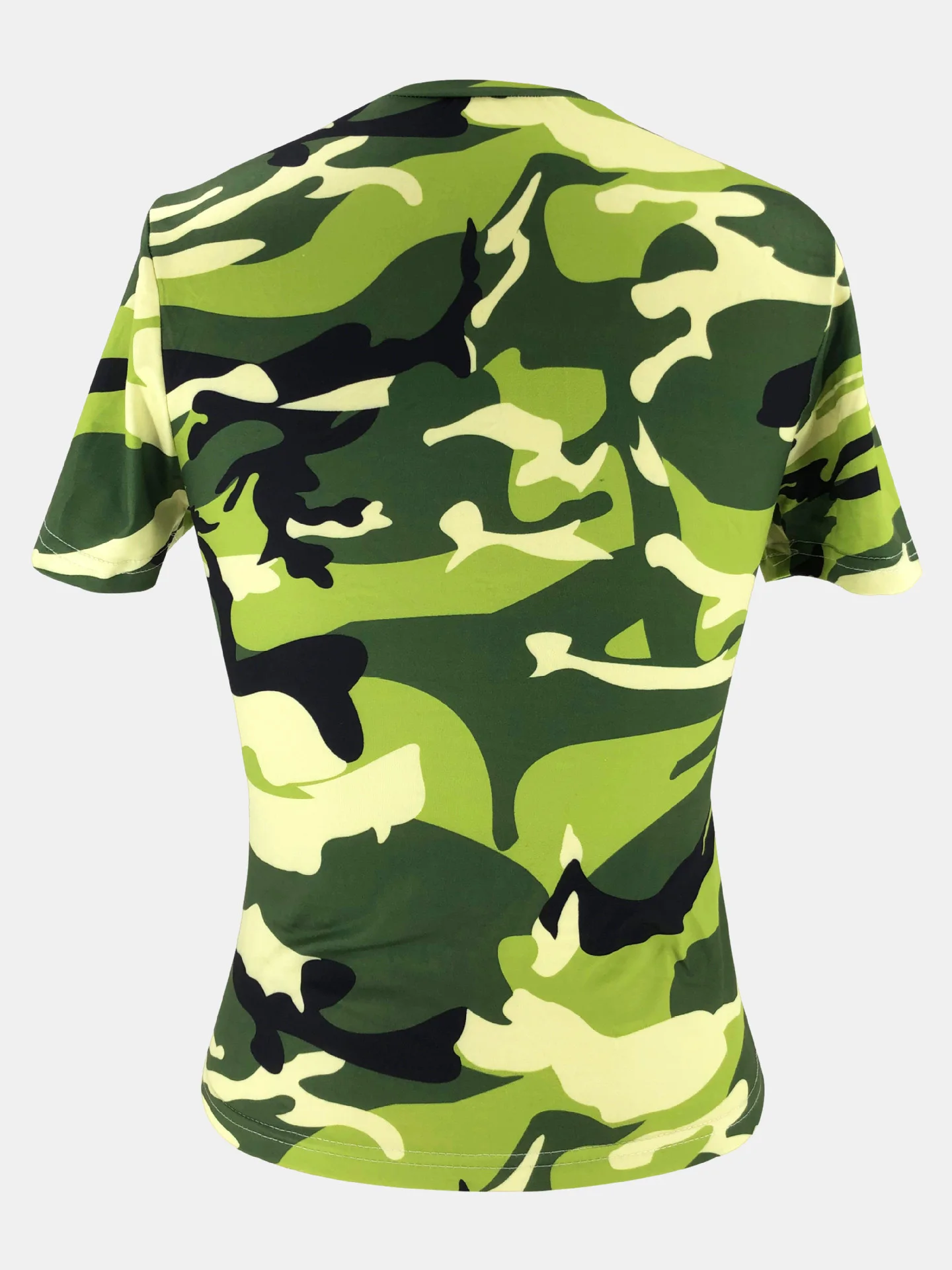 M3150 European and American Women's Clothing Amazon AliExpress Summer New Women's fashion Casual Camouflage Tops T-shirt